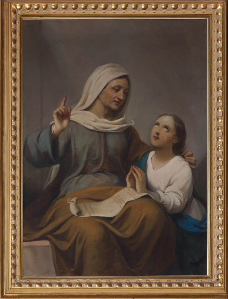 Sant'Anna insegna a leggere